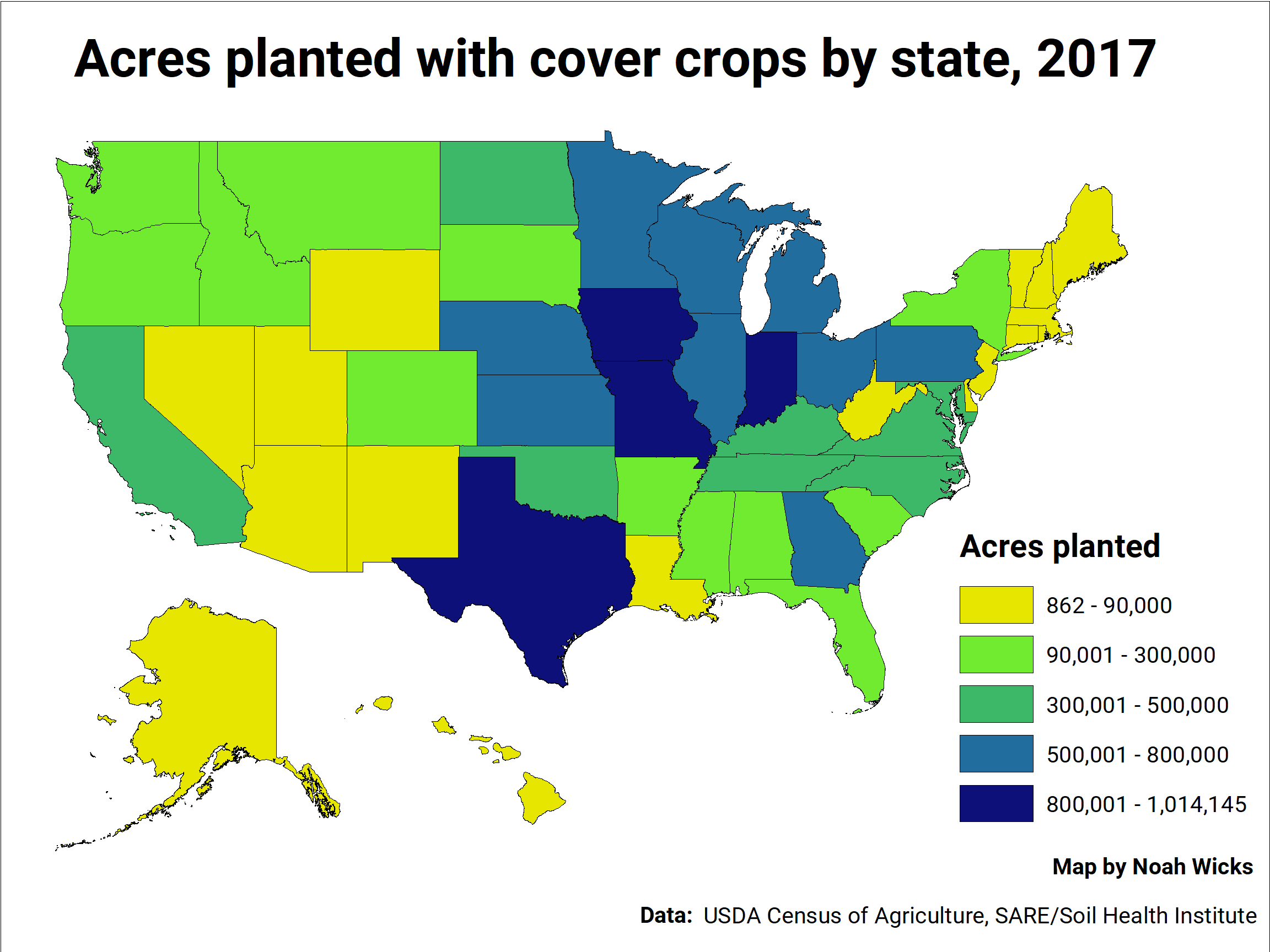 Cover crop map