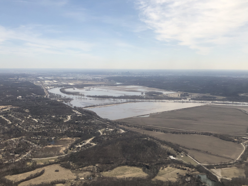 Missouri River in KC 2019
