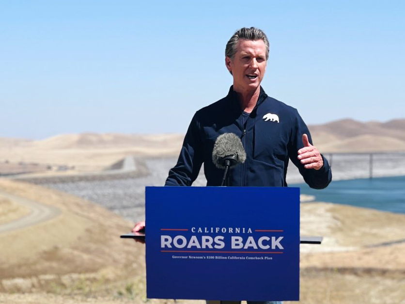 Newsom in Merced County declares drought