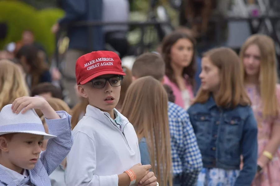 Children waiting for President Trump to speak.jpg
