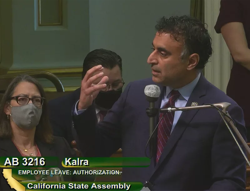 Ash Kalra on paid sick leave