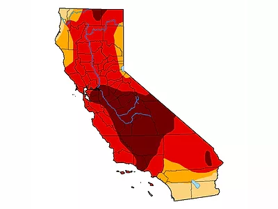 US Drought Monitor map