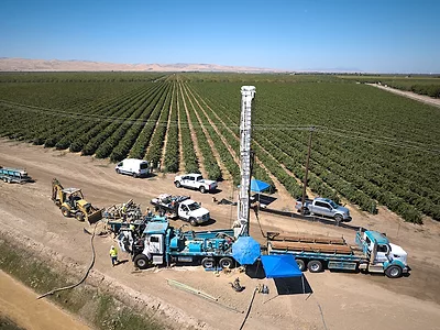 Groundwater monitoring well DWR