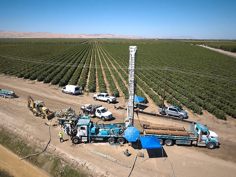 Groundwater monitoring well DWR