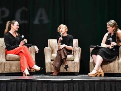 Julie Henderson, Christine Birdsong and Taylor Roschen at CAPCA 2023