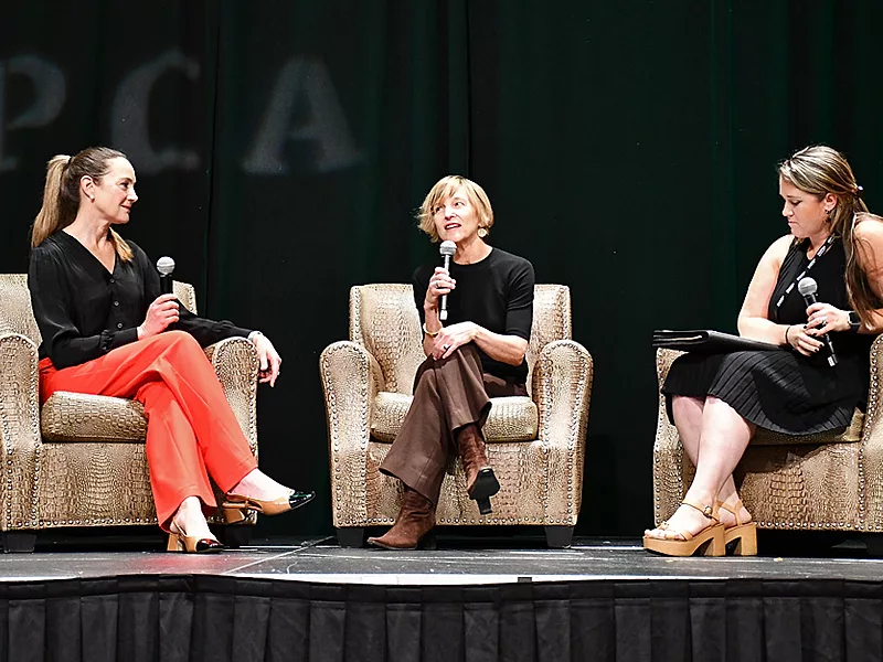 Julie Henderson, Christine Birdsong and Taylor Roschen at CAPCA 2023