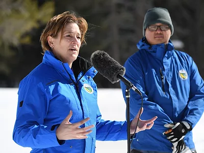 Karla Nemeth snow survey