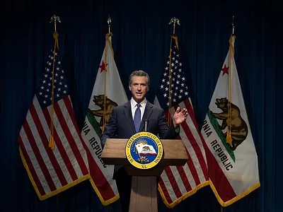 Newsom at the Jan 2023 budget presser