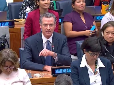 Newsom UN speech