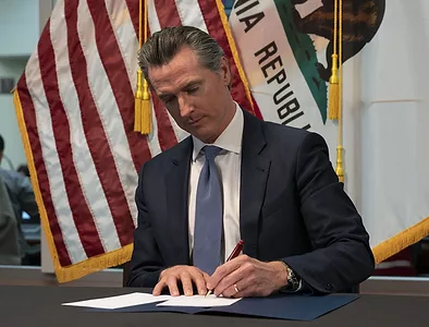 Newsom signing order