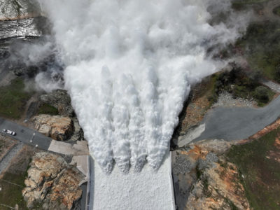 Oroville Spillway aerial