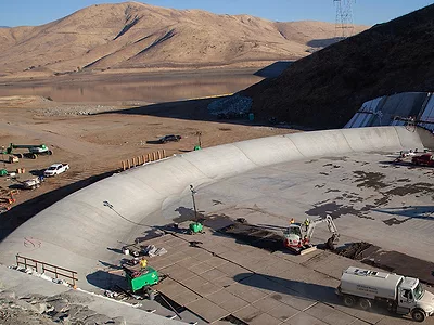 Schafer Dam on Success Reservoir