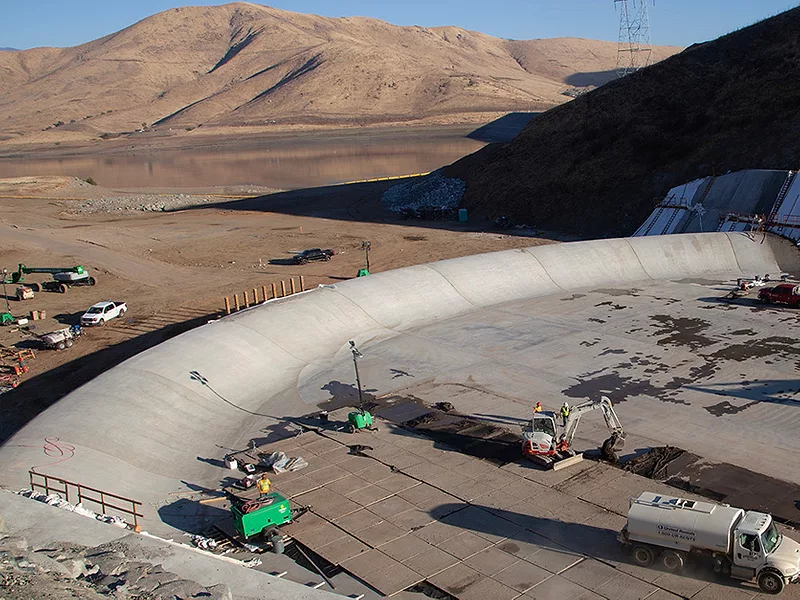 Schafer Dam on Success Reservoir