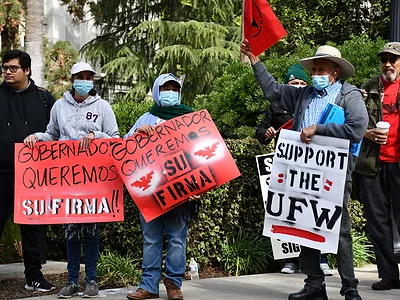 United Farm Worker rally at the Capitol