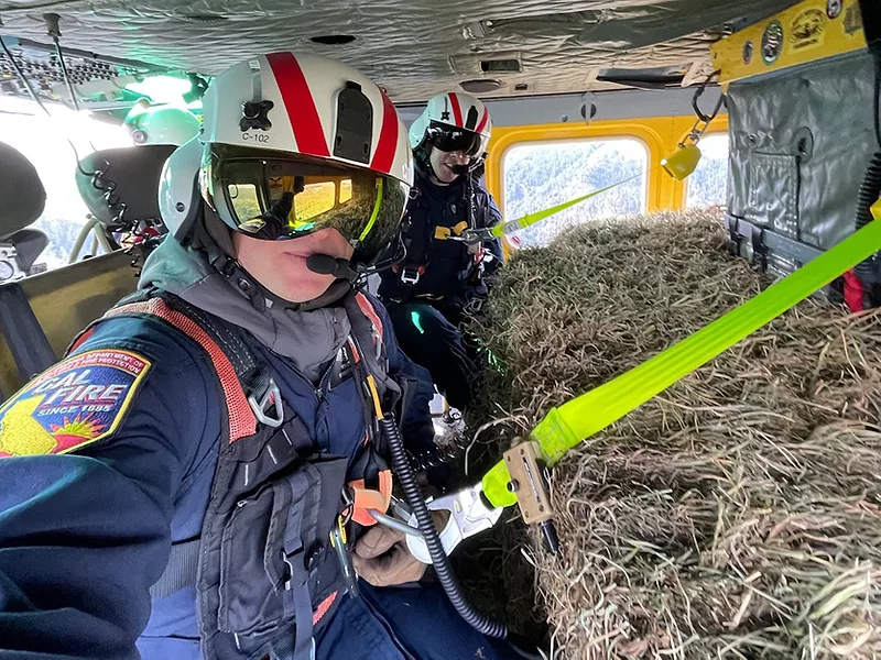 CalFire helicopter