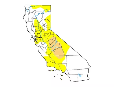 California drought map
