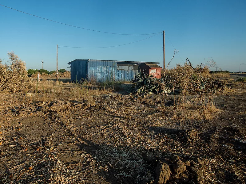 fallowed farmland in Central Valley