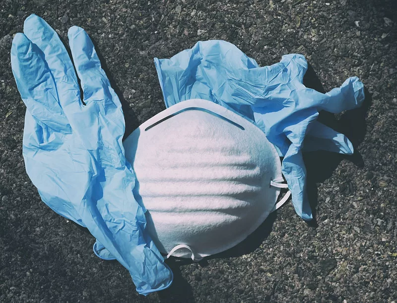 gloves N95 mask
