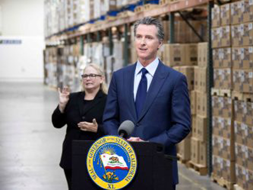 Newsom low res in warehouse