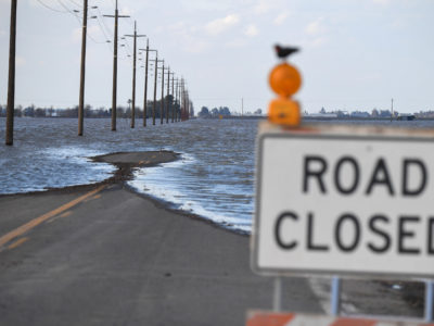 road closed to flooding