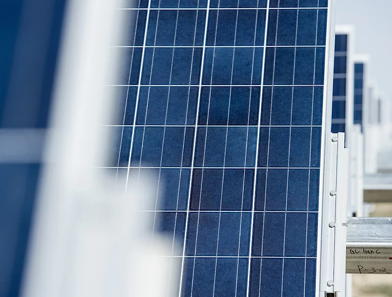 solar panels DWR