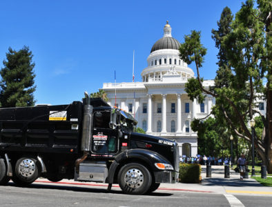truck at capitol