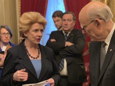 Stabenow, Roberts confer before 12052018 meeting