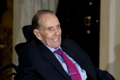 Bob Dole receiving Congressional Gold Medal in 2018