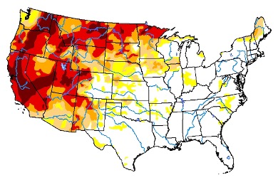 This week's US drought monitor