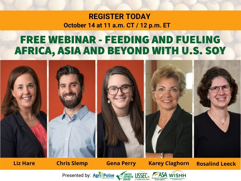 Free Webinar: Feeding and Fueling Africa, Asia and Beyond with U.S. Soy