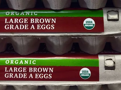 Organic eggs