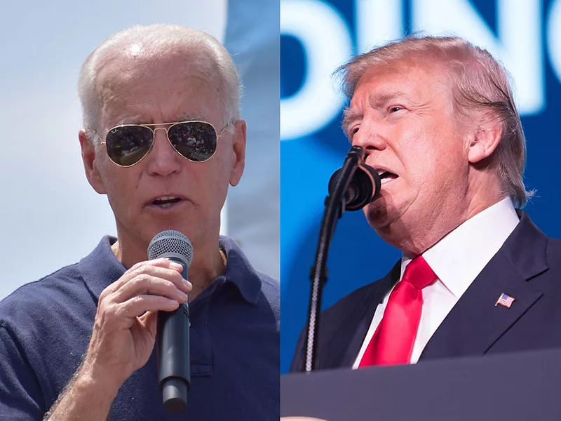 Biden and Trump