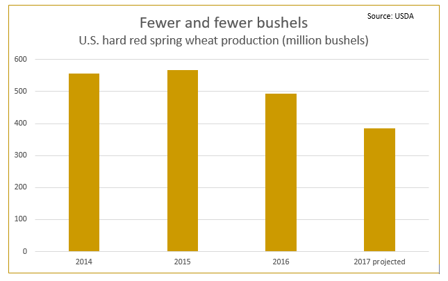 hard red wheat chart