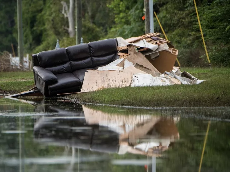 Hurricane damage NC