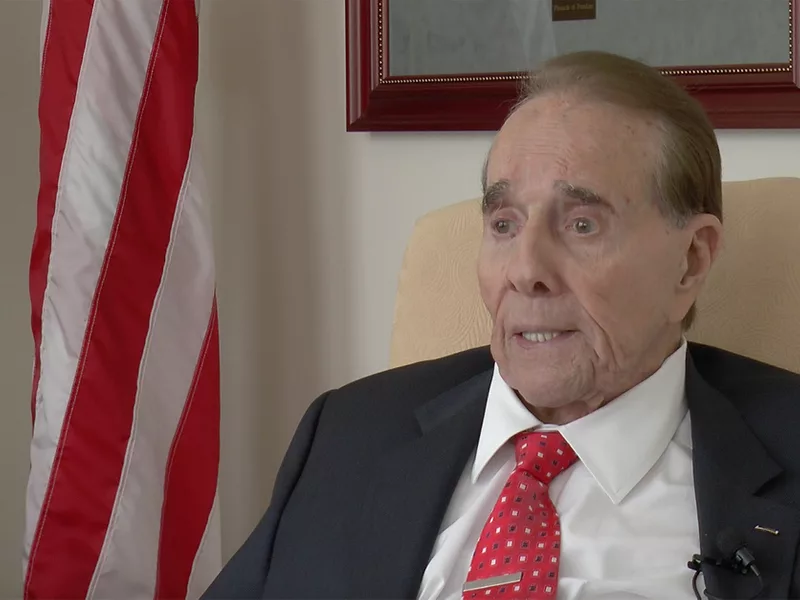 Former Senate Majority Leader Bob Dole