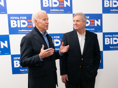 Joe Biden and Tom Vilsack