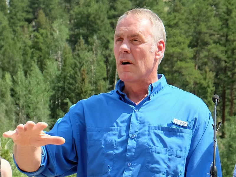 Interior Secretary Ryan Zinke