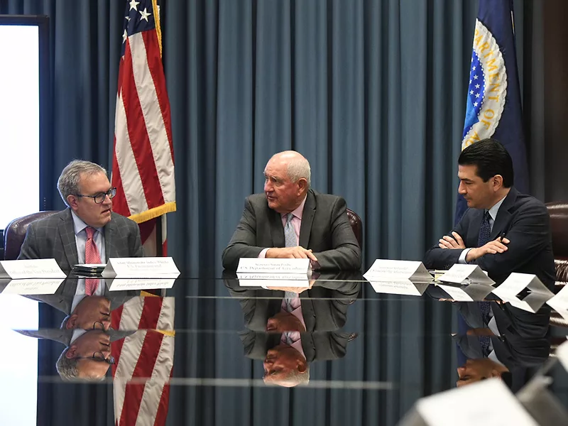 Sonny Perdue, Andrew Wheeler, and Scott Gottlieb