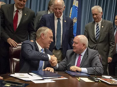 Sonny Perdue and Ryan Zinke
