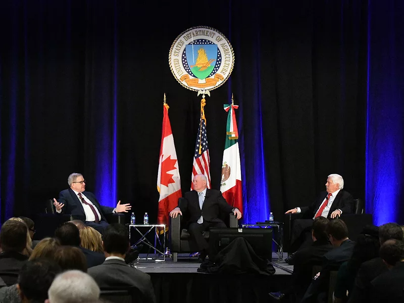 Sonny Perdue, Lawrence MacAulay, Victor Villalobos Arambula
