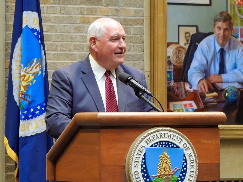 Ag Secretary Sonny Perdue