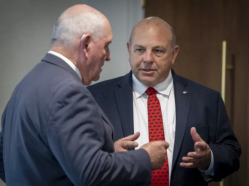 Sonny Perdue and Zippy Duvall