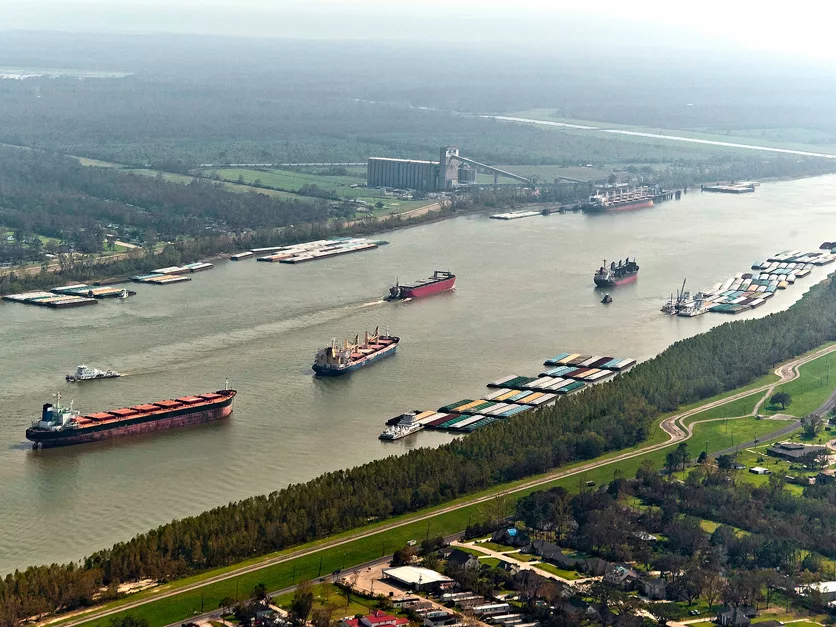 Shipping barges new orleans