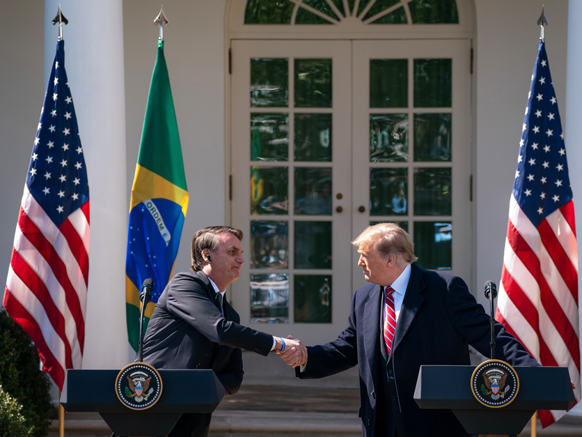 Donald Trump and Jair Bolsonaro