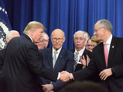 Donald Trump and Mike Conaway