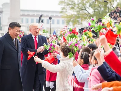 Donald Trump and Xi Jinping