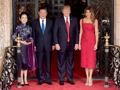 Donald Trump and Xi Jinping