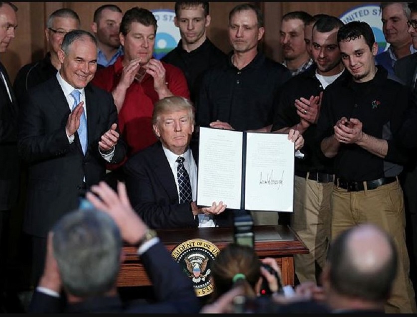 Trump signing exec order