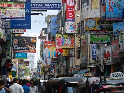India street scene