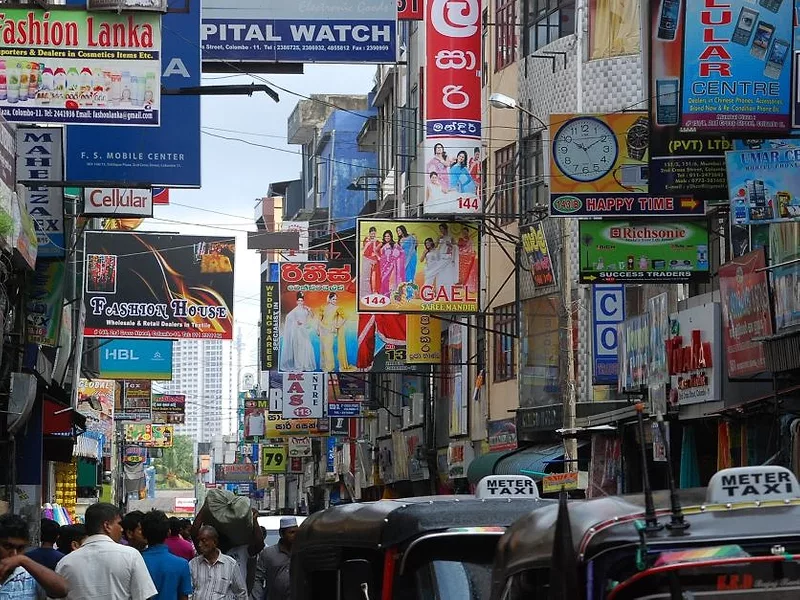 India street scene